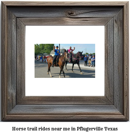 horse trail rides near me in Pflugerville, Texas